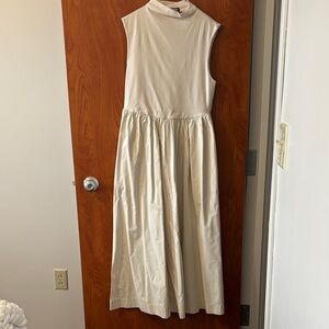 JCrew Cream Sleeveless Dress